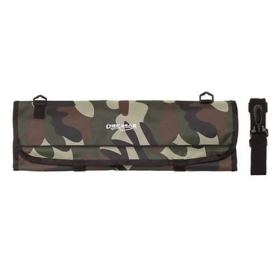9 POCKET Chef Knife roll bag knife Camouflage Camo Chef Gear by Ergo Chef