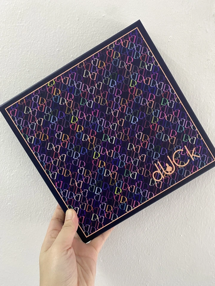 Preloved Gen Monogram dUCK Shawl in Blue - Image 2 of 4