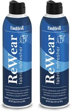 Faultless ReWear Dry Wash Spray 20oz Pack of 2 Fabric Refresher Odor Eliminator