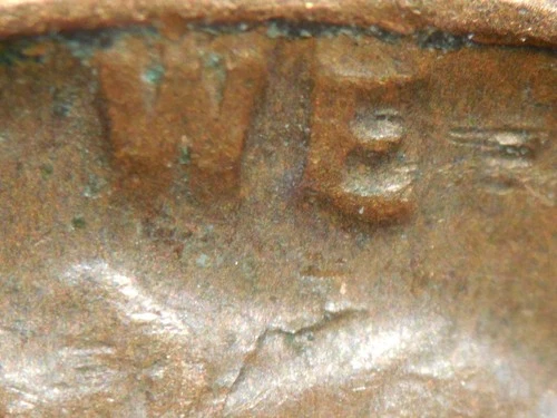 HIGH GRADE MINT ERROR 1955-P  LINCOLN WHEAT CENT DDO#3   XF