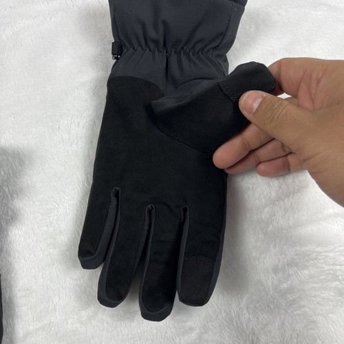 North Face Women's Shelbe Raschel Etip Glove Size Large Black Snowboard Ski - Picture 9 of 10