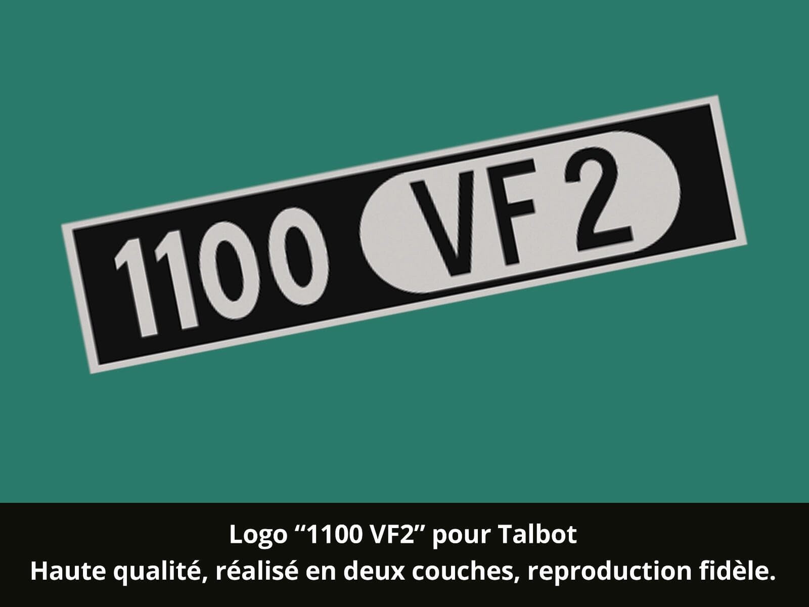 Sticker Talbot 1100 VF2 en vinyle haute qualité pour restauration de voiture ancienne