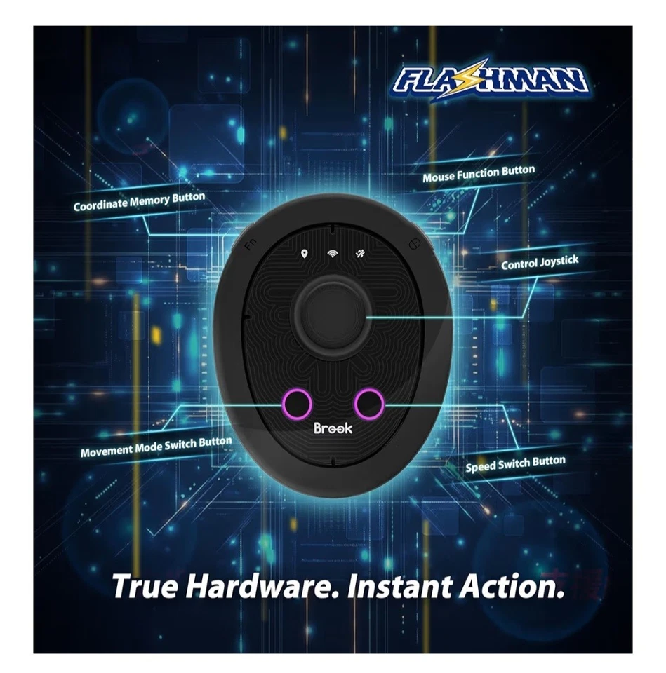 Brook Flashman Bluetooth Virtual GPS Joystick with Keychain for iPhone (iOS 17+) - Image 4 of 4