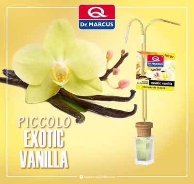 Car Air Freshener PICCOLO LINE Exotic Vanilla Perfume Wooden Dr.Marcus home