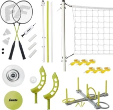 5 in 1 Outdoor Game Set Badminton Volleyball Disc