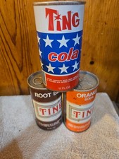 3 canettes de soda droites en acier DIFF ZING VIDES G