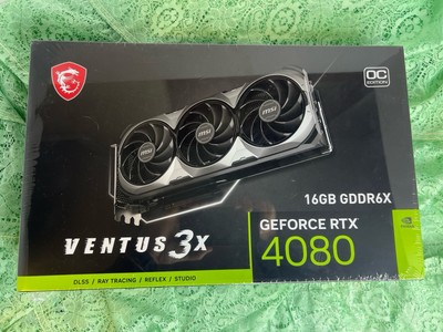 MSI GeForce RTX 4080 16GB VENTUS 3X OC 16GB GDDR6X Graphics MSI GeForce RTX 4080 16GB VENTUS 3X OC 16GB GDDR6X Graphics