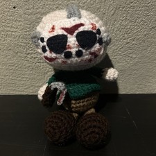 Jason Voorhees Friday The 13th Crochet Amigurumi Little Horrors Doll