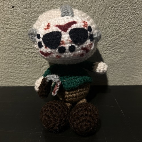 Jason Voorhees Friday The 13th Crochet Amigurumi Little Horrors Doll