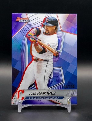 2025 Bowmans Best Jose Ramirez Purple Refractor /250 Cleveland Guardians