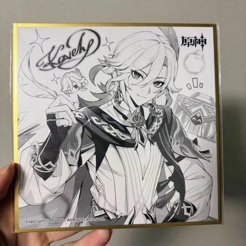 miHoYo Genshin Impact FES 2026 Kaveh Paper Card Official Shikishi Original Goods