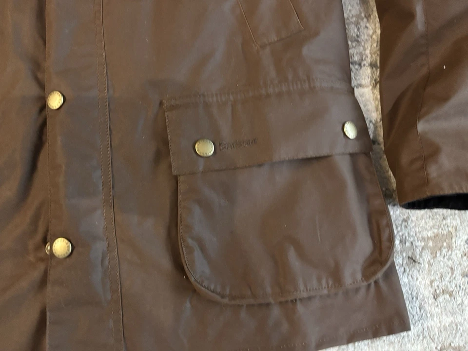 Chaqueta encerada Barbour Ashby marrón para hombre talla XL - excelente estado apenas usada Foto 2 de 4