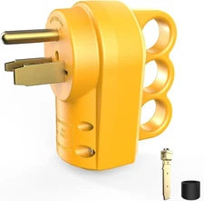 RVGUARD 50 Amp Female Welder NEMA 6-50P Plug Welder Replacement, ETL Liste