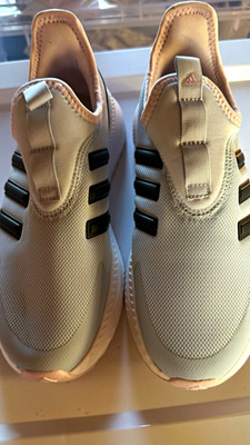 adidas Cloudfoam Pure Women s Slip-On Low Top Mesh Sneakers White/Black IF6584