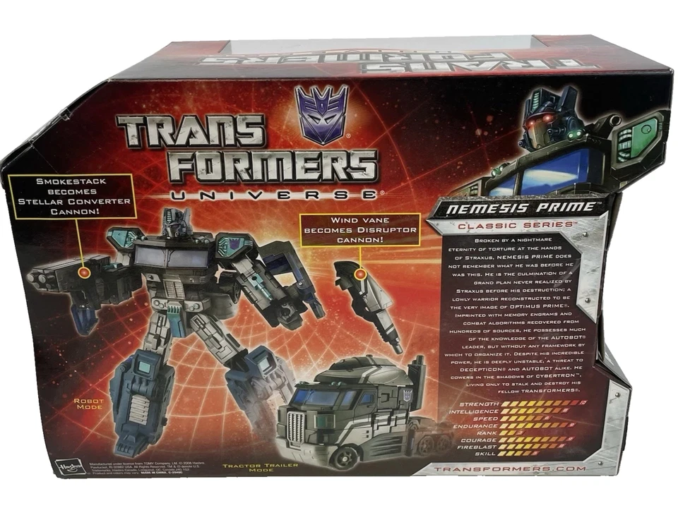 Transformers Universe Classics Voyager Class Nemesis Prime Factory Sealed New - Image 3 of 4
