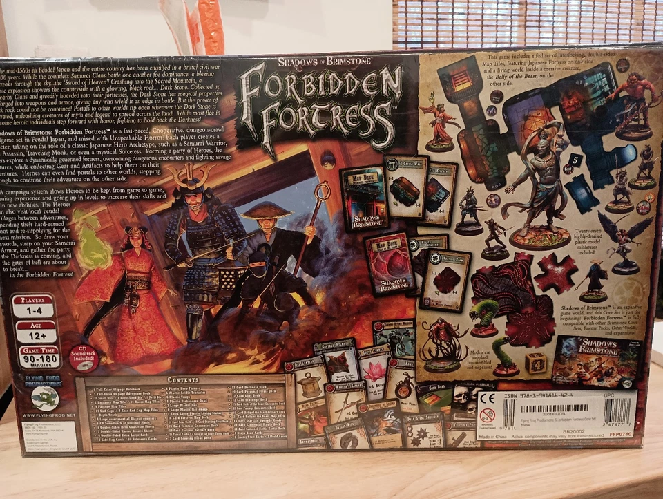 New Shadows of Brimstone Forbidden Fortress Core Box Set Board Game + Enemy Pack - Image 2 of 3