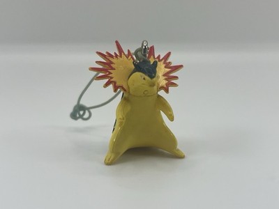Pokémon Typhlosion Schlüsselanhänger Riemen Mini Gotcha Figur Selten 2008 Nintendo Tomy