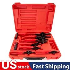 11set Snap Ring Pliers Set Circlips Auto Pliers Internal External Pliers
