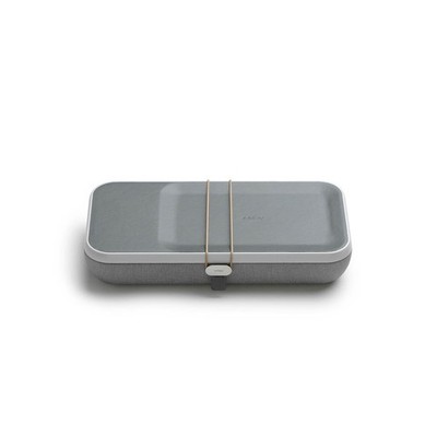 Orbitkey Nest Portable, Customizable Desk Organizer Case w/Wireless Charger, Ash