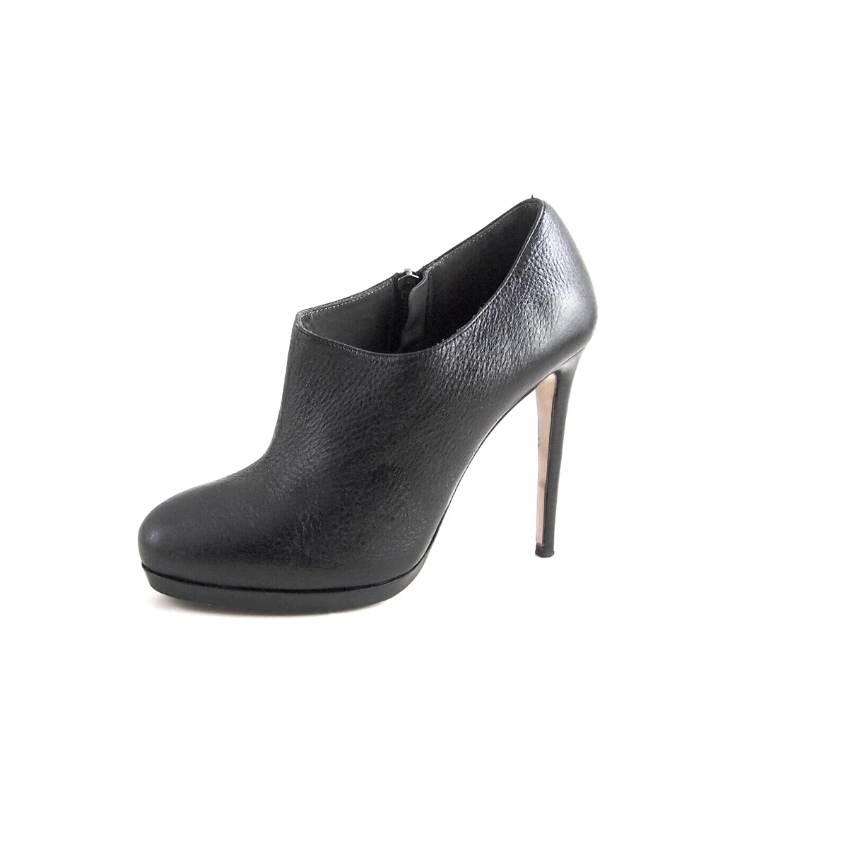 Reed Krakoff Bottines Talon Haut Cuir Noir Femme Chaussure Taille