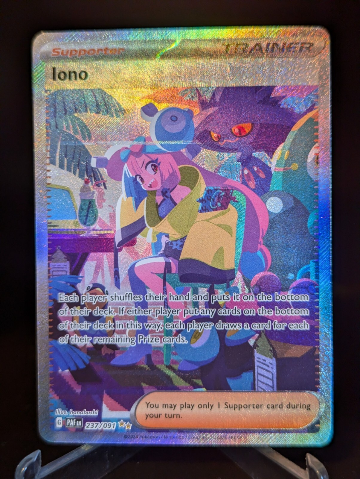 Iono 2024 Scarlet & Violet: Paldean Fates #237/091 Special