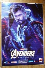 AVENGERS ENGAME Thor Marvel original LARGE 6x4 BUS SHELTER movie poster