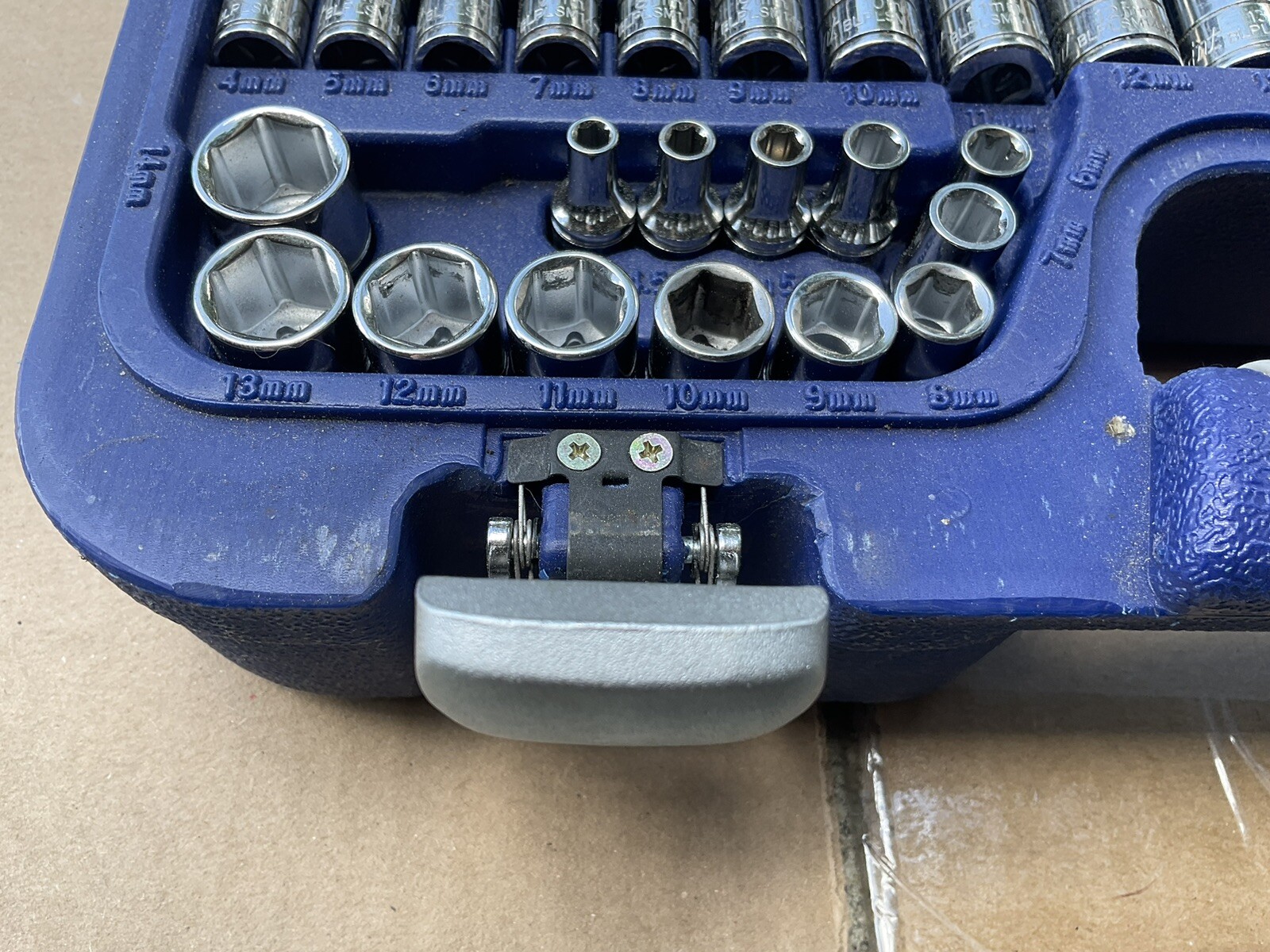 BluePoint BLPGSSC155 Combination Drive SAE/ Metric 155 pc Set All