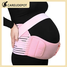 1Pcs Maternity Belt Pregnant Women Abdominal Support Belly Band Pink L Size
