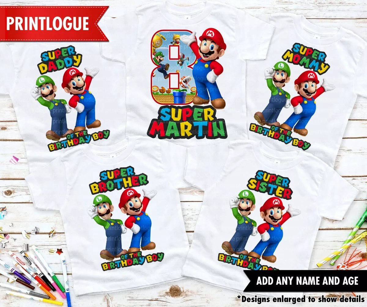 Super Mario Parody Black Boys Kids T-shirt - Mario (Funny Super Mario  Parody - High Quality T-shirt - Size 615 - Ref : 615)