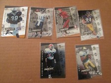 1998 Pinnacle Autograph Rookie Lot of 6 w/Curtis Enis/Kevin Dyson limited to 500