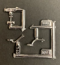 55 / 57 Chevy Cameo Pickup MIRRORS 143 1667 AMT  Model Car Parts