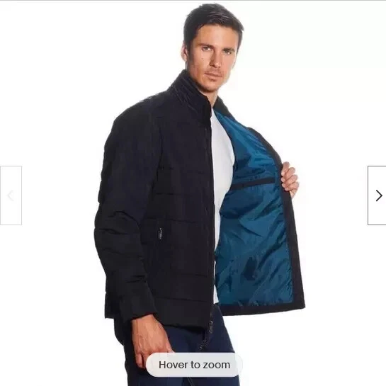 Weatherproof Ultra Luxe Puffer Jacket Full Zip Quilted Black XLarge