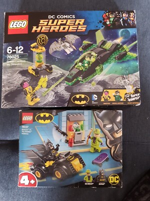 Lego Set 76137 Batman VS Riddler & 76025 Green Lantern vs Sinestro in Box