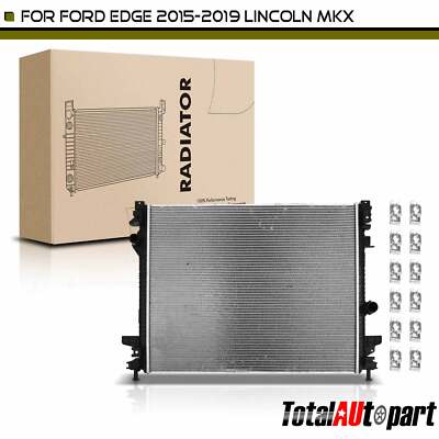Ford Edge Radiator Cap Aluminum Radiator w/o Oil Cooler for Ford Edge 2015-2023 Lincoln MKX ...