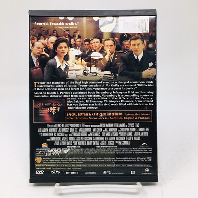 Nuremberg DVD TV Movie Alec Baldwin Christopher Plummer OOP TNT