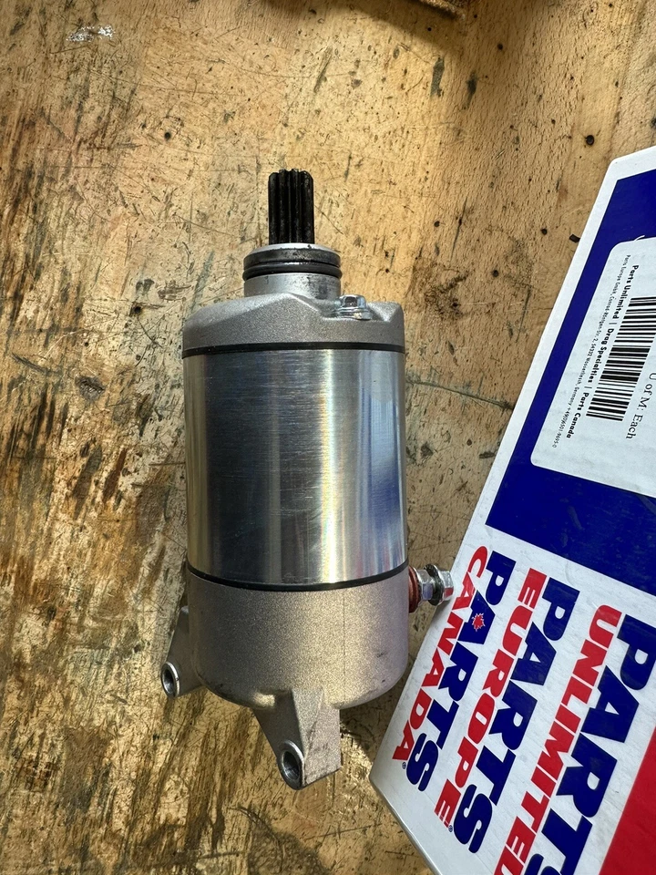 Motor de arranque eléctrico con punta de flecha para Yamaha Virago 535/V-Star 650/Virago 500 Foto 2 de 4