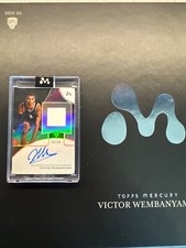 VICTOR WEMBANYAMA 50 of 50  RPA COSMIC ROOKIE PATCH AUTO 2023 TOPPS MERCURY