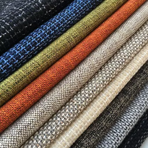 100cmX148cm Fabric Thick Coarse Linen Solid Color Cotton and Linen Fabric 630g m