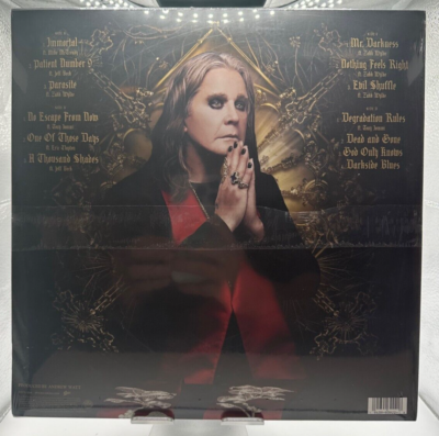 2discs LP Ozzy Osbourne Patient Number 9 (Transparent Red and Black Marbled 19439939221 Epic 未開封 /00520 Ozzy Osbourne Patient Number 9 Transparent Red & Black Marbled