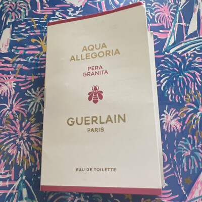 Guerlain Paris Aqua Allegoria Pera Granita Eau de Toilette Sample 1ml / 0.03 oz