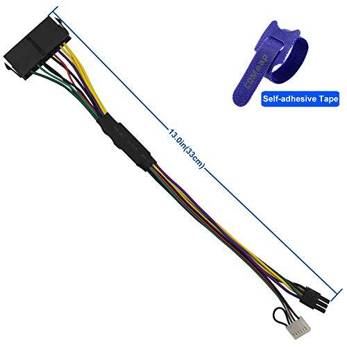 COMeap 24 Broches à 6 Broches Adaptateur Secteur ATX Câble pour HP Z220 Z230 SFF - Photo 3/7