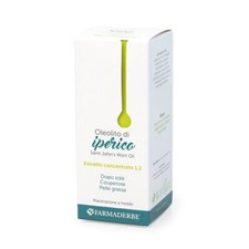Farmaderbe Olio di Iperico 100 ml Doposole Couperose Pelle Grassa
