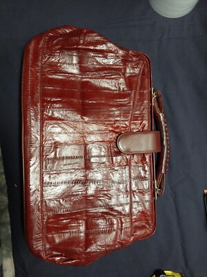 Vintage Danielle Nicole Black Ell Skin Leather Purse 