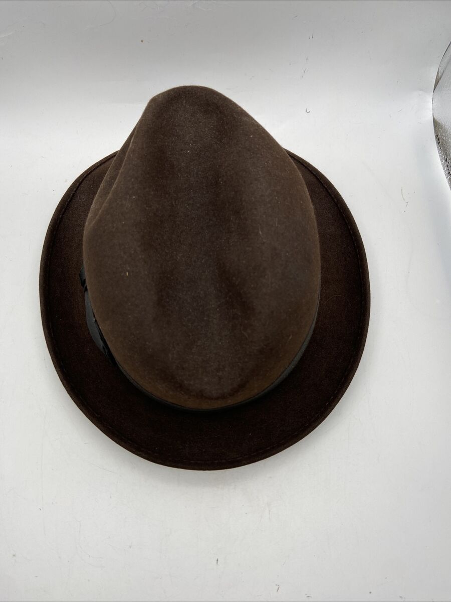 Vintage Penny's Marathon Brown Fedora Hat Size 6 3/4 | eBay Vintage Penny's Marathon Brown Fedora Hat Size 6 3/4 | eBay