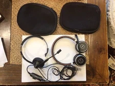 Set Of 2 Jabra Headphones And Cases