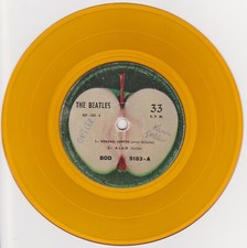Beatles BOLIVIA Come Together Something YELLOW Vinyl John Lennon Paul McCartney