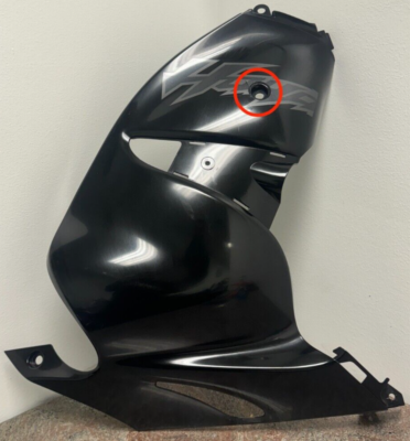 08-12 Suzuki Hayabusa Right Side Fairing – Black OEM 94470-15H00