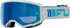 Zone Goggle Silver/Blue W/ Dark Blue Mirror/Smoke Lens