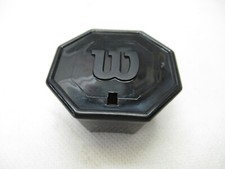 WILSON BLACK PRO STAFF STYLE BUTTCAP FOR TENNIS RACQUETS  5: 4 5/8  STAPLES