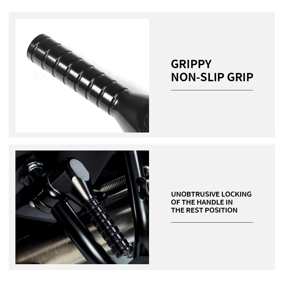 Barra de asistencia de palanca de manija de elevación plegada R1100R R1150GS para BMW R1200GS 2004-2012 Foto 4 de 4